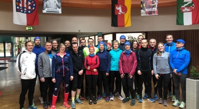 Trainingslager der Montagslaufgruppe